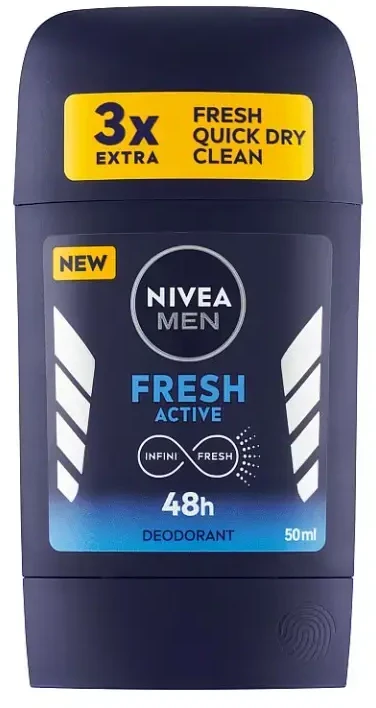 Nivea Men Fresh Active 48h Dezodorantas vyrams, 50 ml