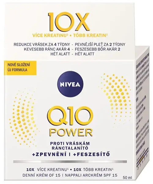 Nivea Q10 Plus dieninis veido kremas normaliai ir sausai odai 50 ml