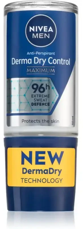 Nivea Ball antiperspirantas vyrams, Derma Dry Control (antiperspirantas), 50 ml