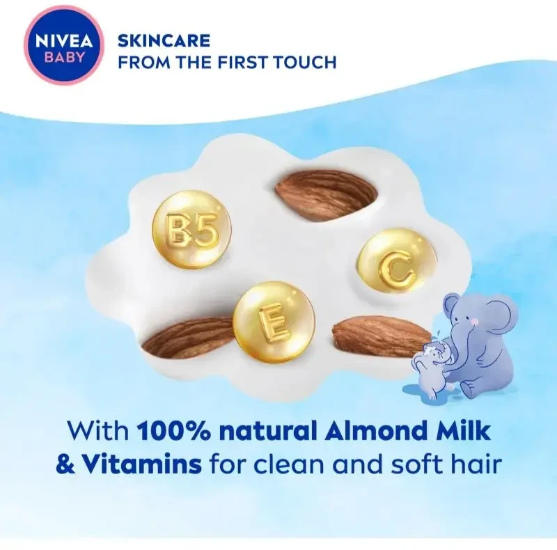 Nivea Baby Gentle & Mild Shampoos šampūnai