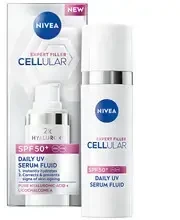 Nivea Daily UV serumas SPF 50+ Cellular Expert Filler Fluid, 50 ml