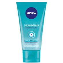 Nivea Clean Deeper Daily Wash šveitiklis Peeling moterims, 150 ml