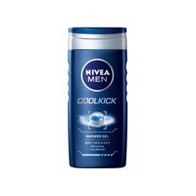 Nivea Men Fresh Kick Dušo želė Dušo želė vyrams, 250 ml