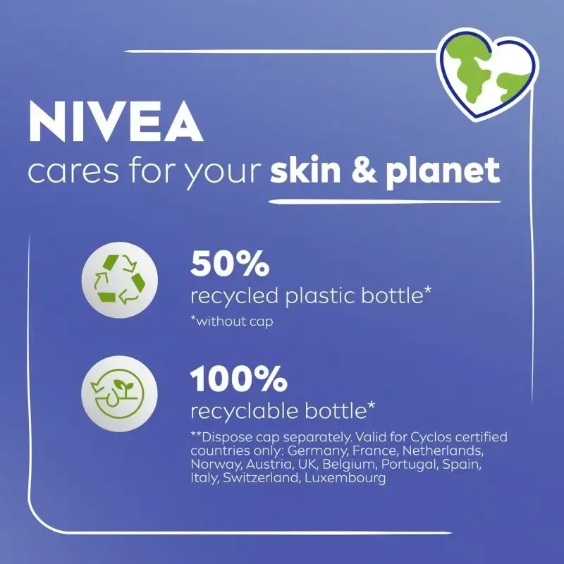 Nivea Smooth Sensation Body Milk Losjonas kūnui