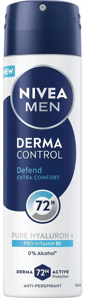 Nivea Antiperspirant spray Men Derma Control Defend (Antiperspirant) 150 ml
