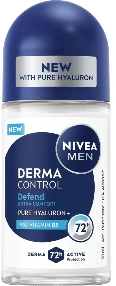 Nivea rutulinis antiperspirantas vyrams Men Derma Control Defend (antiperspirantas) 50 ml