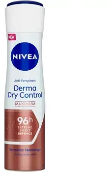 Nivea Derma Dry Control antiperspirantas moterims, 150 ml
