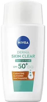 Nivea Dieninis UV fluidas probleminei odai „Derma Skin Clear SPF 50+“ (dieninis UV fluidas) 40 ml