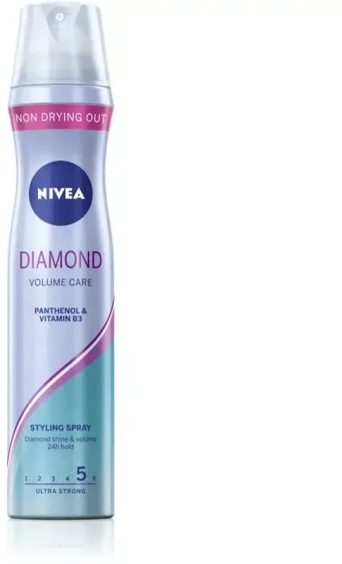 NIVEA Styling Diamond Volume Care plaukų lakas - 250 ml