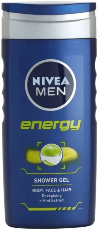 Nivea Men Energy Dušo želė vyrams, 250 ml