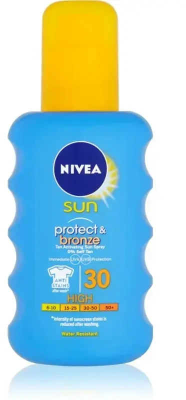 Nivea Sun Protect & Bronze Sun Purškiklis Sun Losjonas kūnui