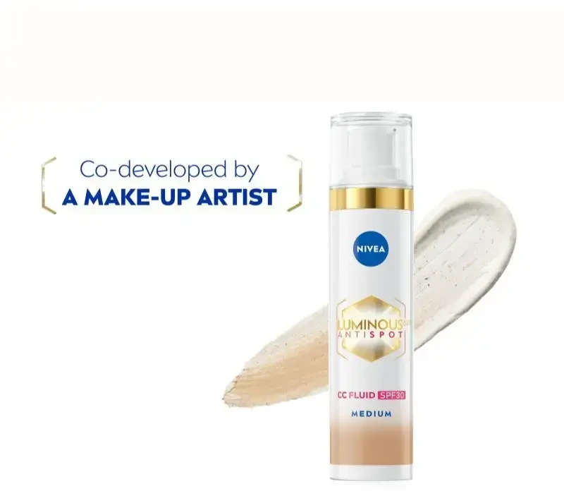 Nivea Luminous 630 Antispot CC Fluid CC Kreminis