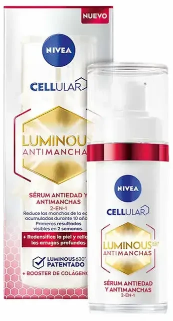 "Nivea Luminous 630 Antimanchazinis serumas 2in1 30ml