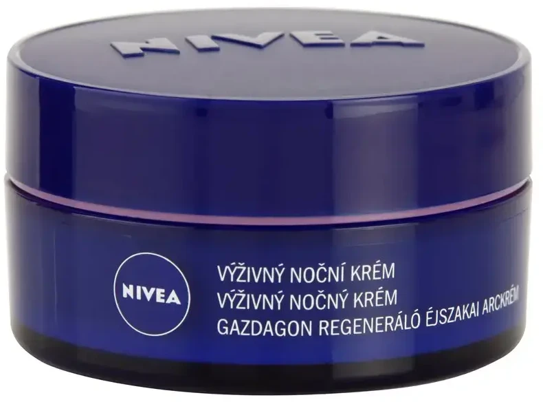Nivea 24H Hydration+Regeneration maitinamasis naktinis kremas sausai ir jautriai odai 50ml
