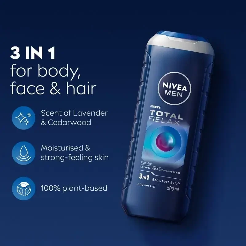 Nivea Men Total Relax, 500 ml