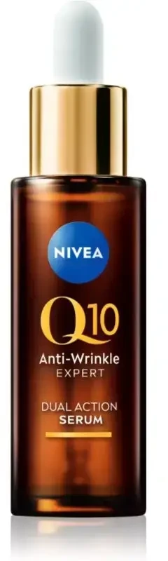 „Nivea Q10 Anti-Wrinkle Expert“ dvigubo poveikio serumas odos serumui