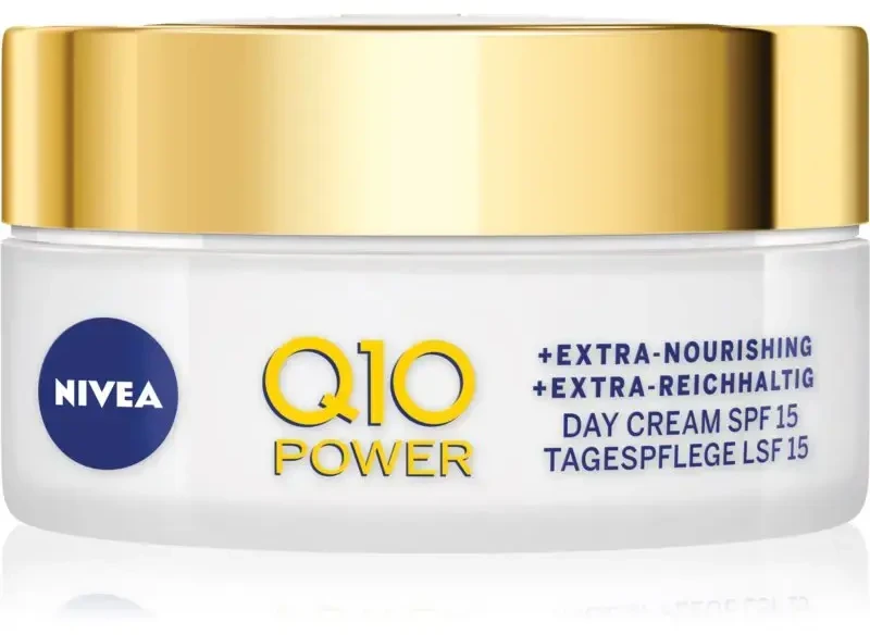 Nivea Q10 Power Anti-Wrinkle Extra Nourish Day Kreminis moterims, 50 ml