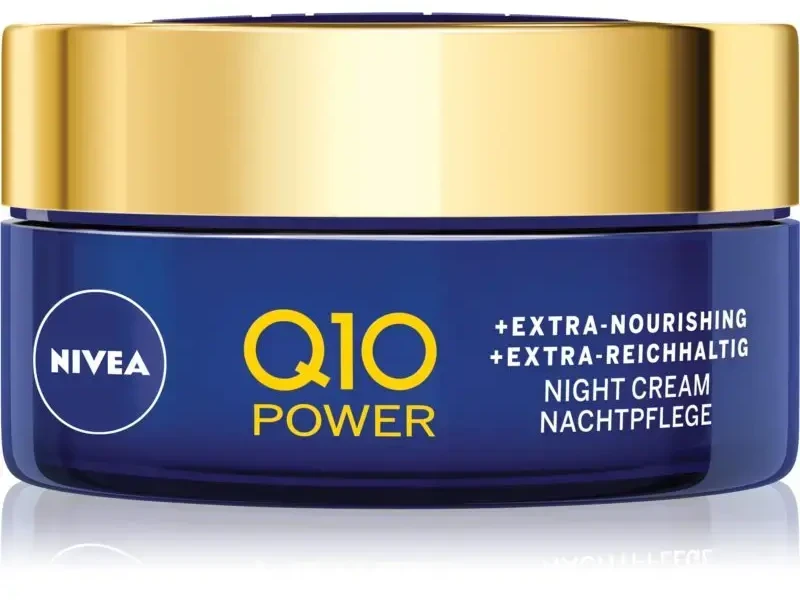 Nivea Q10 Power Anti-Wrinkle Extra Nourish Night Skin Kreminis moterims, 50 ml