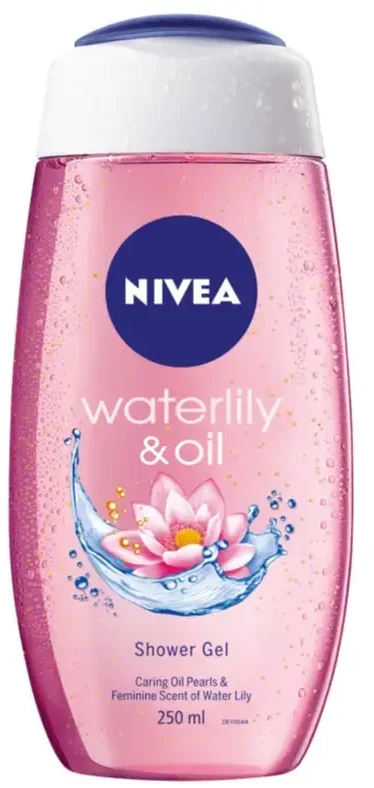 Nivea Waterlily & Oil Dušo želė moterims, 250 ml