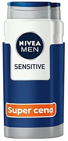Nivea Jautrus dušo gelis vyrams (2 x 500 ml)