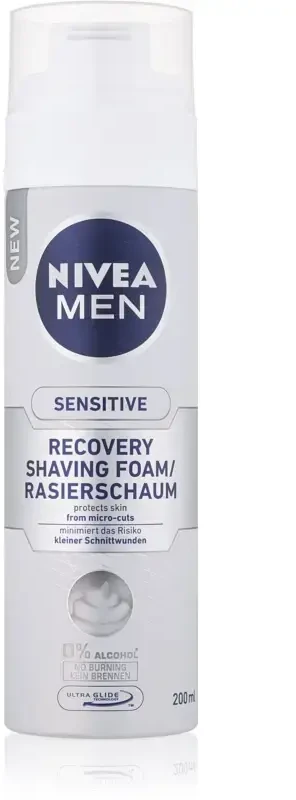 Nivea Men Sensitive skutimosi putos, 200 ml