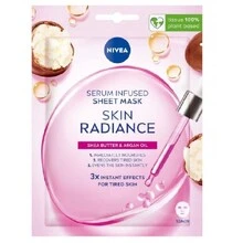 Nivea Skin Radiance Serum Infused Sheet Mask veido kaukė
