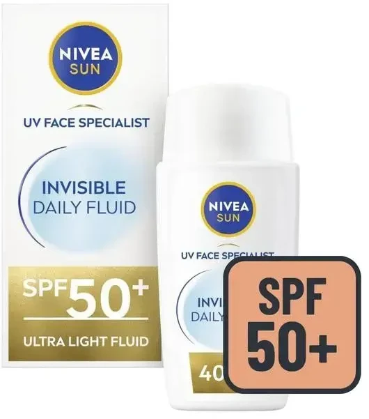 Nivea odos kremas Specialist Invisible Fluidas SPF 50+ 40 ml