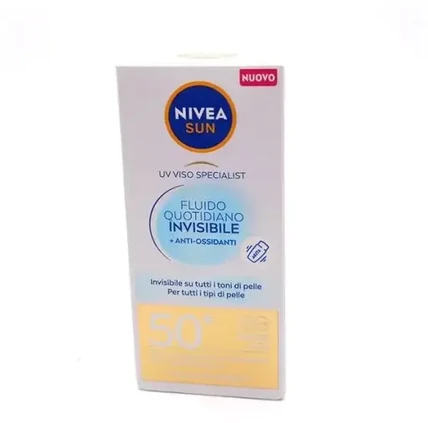 Nivea Sun Facial Uv Fluido Invisible Sfp50, 40 ml
