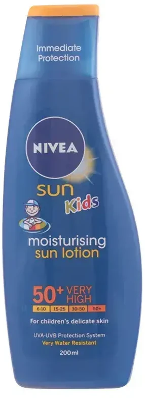 "Nivea Sun Kids" drėkinamasis losjonas Spf50 200ml