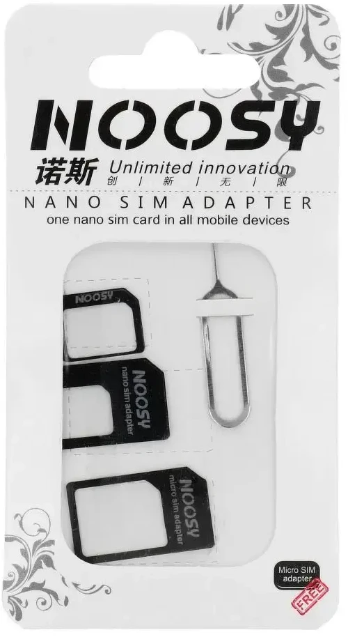 Oem Noosy Sim kortelės adapteris 3 in 1