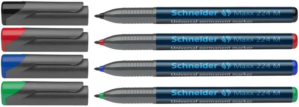 Schneider Žymeklių permanentinių rinkinys MAXX 224 M 4vnt