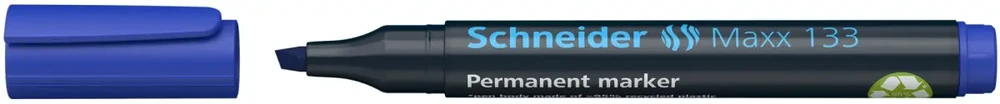 Schneder Žymeklis permanentinis Schneider Maxx 133, 1-4 mm, kirsta galvutė, mėlynas 1213-024