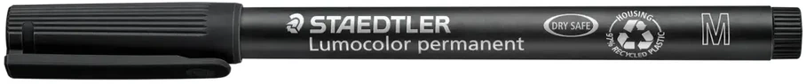 Žymeklis STAEDTLER OHP LUMOCOLOR 317/318, 1,0 mm, JUODA