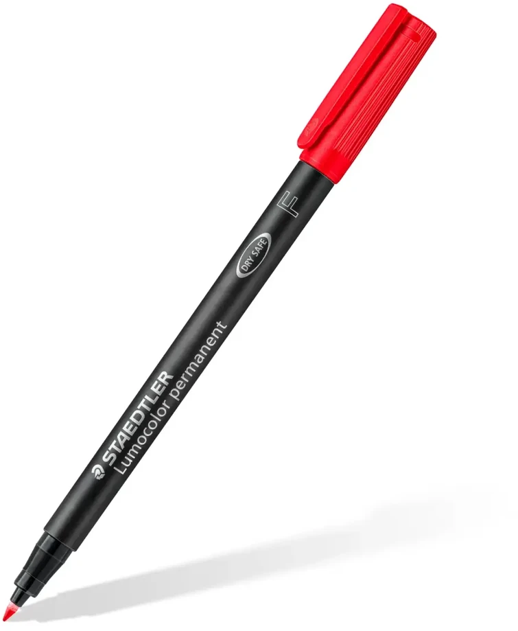 Staedtler STAEDTLER Folienstift Lumocolor F perm 6St