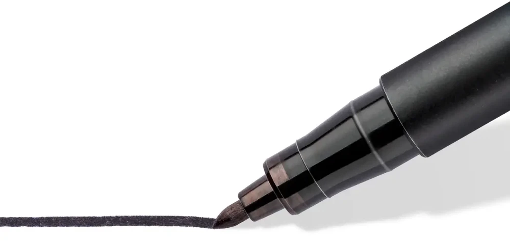 Žymeklis STAEDTLER OHP LUMOCOLOR 317/318, 1,0 mm, JUODA