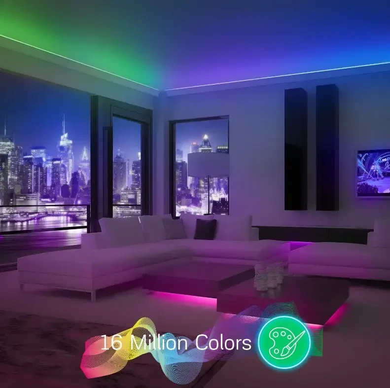 Nous Išmanioji RGB Bluetooth LED juosta F1, 5 m, 24 W, TUYA / Smart Life