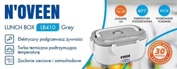 Noveen Lunch Box Noveen LB410 pilka 12/230 voltų