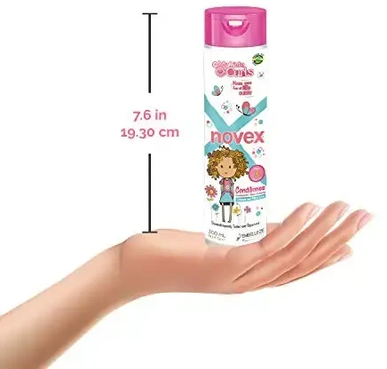 Novex My Little Garbanotiems plaukams drėkinantis kondicionierius garbanotiems vaikų plaukams, 300 ml