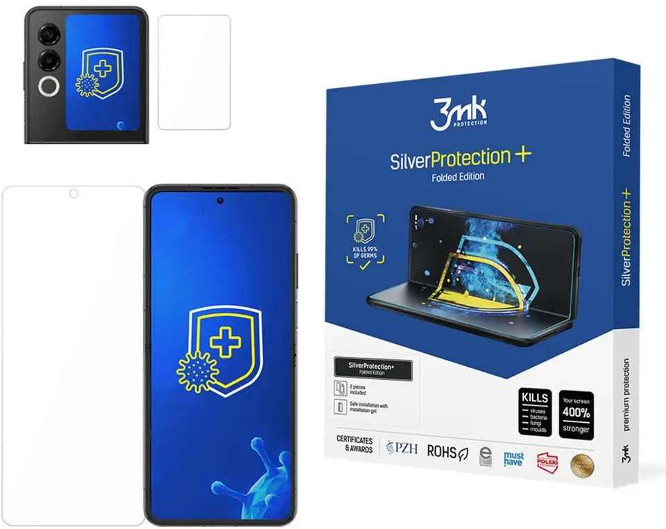 3Mk Protection Nubia Flip 2 – 3mk SilverProtection+ sulankstytas leidimas
