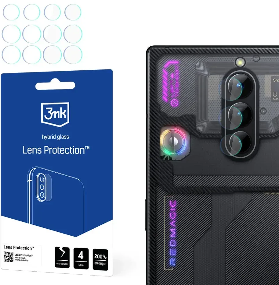3Mk apsauga „Nubia Raudona Magic 8 Pro / 8 Pro+/ 8s Pro“ – 3mk objektyvo apsauga