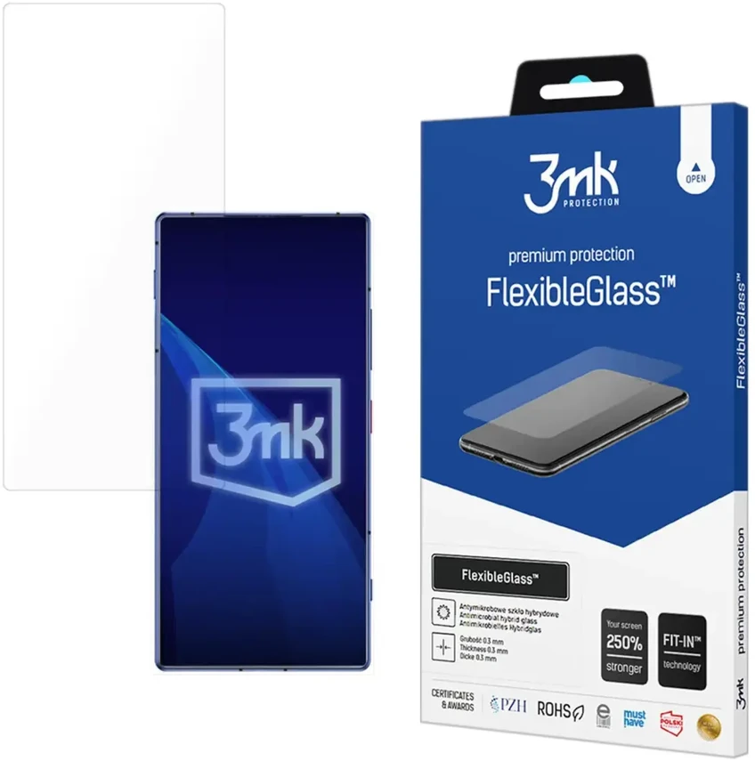 3Mk apsauga „Nubia Z70 Ultra“ – 3mk lankstus stiklas