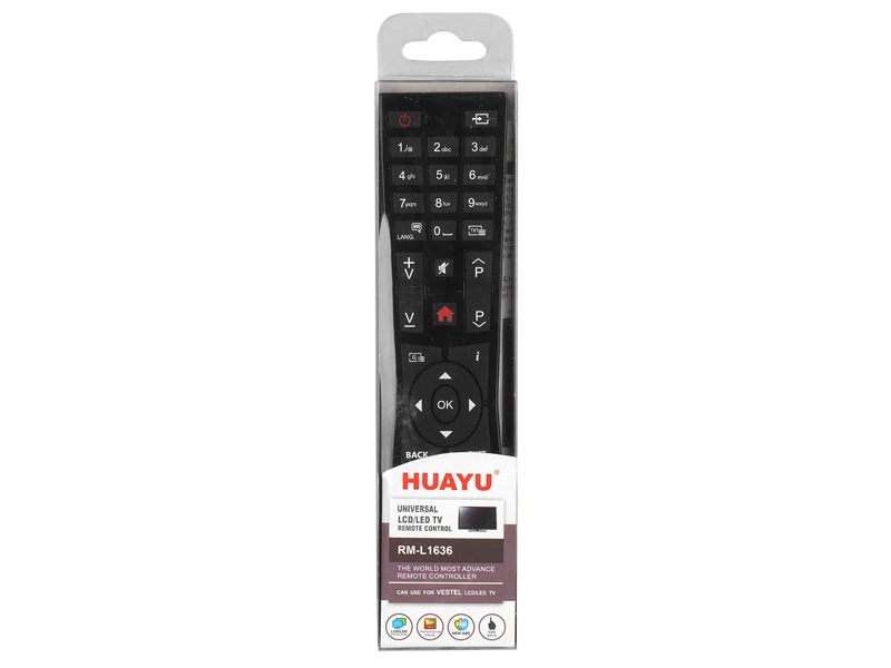 Lamex LXP1636 TV remote control TV LCD VESTEL / HYUNDAI / TELEFUNKEN RM-L1636 NETFLIX / YOUTUBE PRIME VIDEO