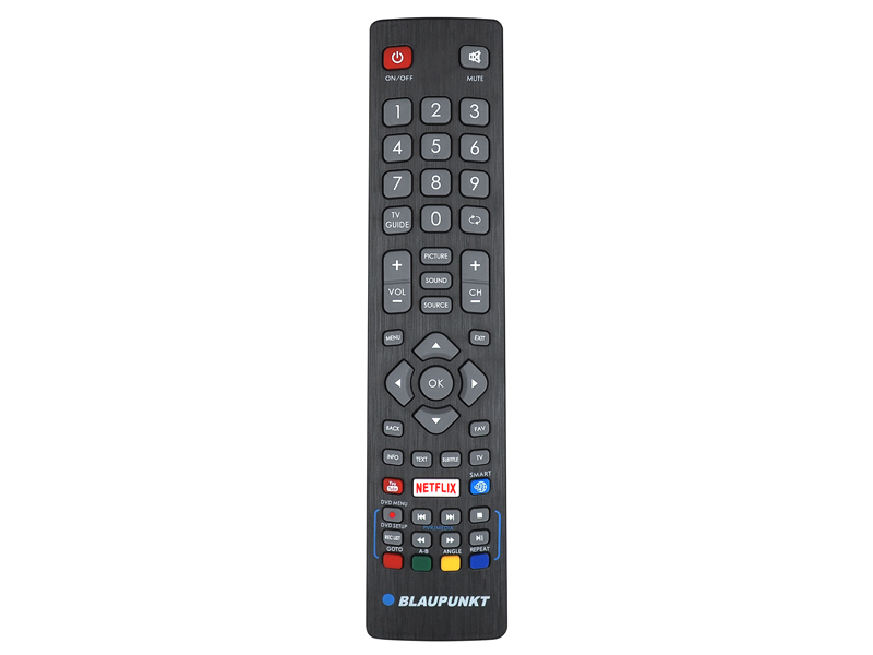 Lamex LXRMC0008 TV remote control LCD Blaupunkt SHARP ,SMART, NETFLIX,YOUTUBE