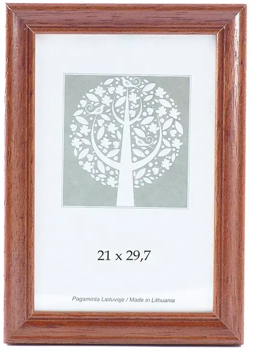 Savex Nuotraukų rėmelis, medinis, A4, 21x29,7 cm, rudos sp.