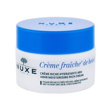 NUXE 48 val. drėkinantis tirštos konsistencijos kremas sausai odai „Crème Fraîche® de Beauté 48H Moisturizing Rich cream for dry skin“, 50 ml