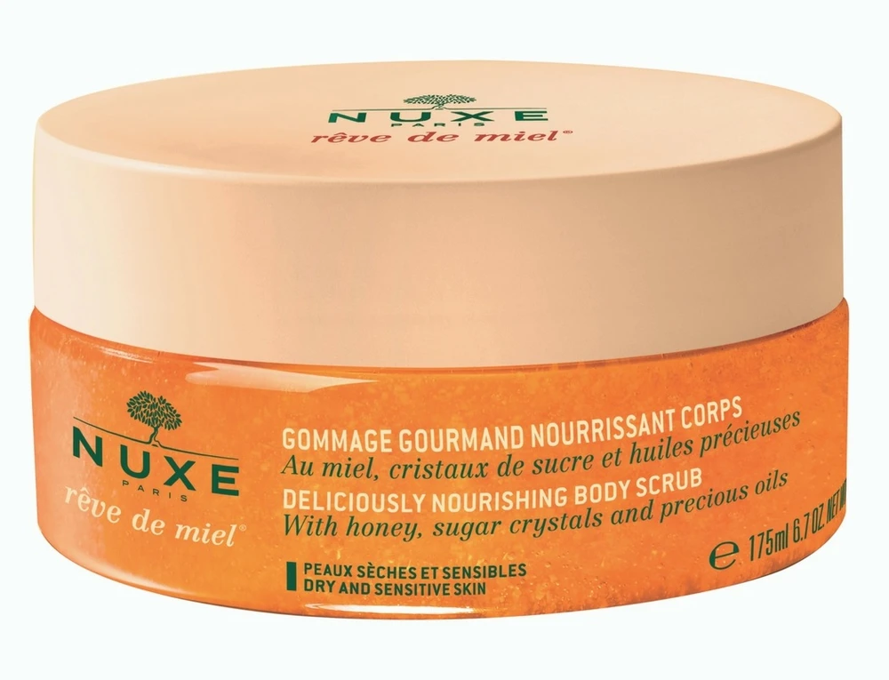 "Nuxe Rêve De Miel" kūno šveitiklis 175ml