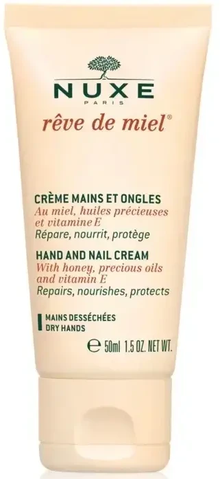 Nuxe Rankų ir nagų kremas „Rêve de Miel® Hand and nail cream“, 50 ml