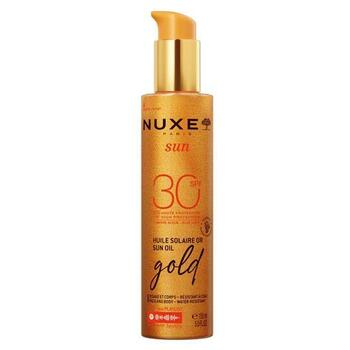 „Nuxe Sun“ itin stiprios apsaugos auksinis aliejus nuo saulės SPF30, 150 ml