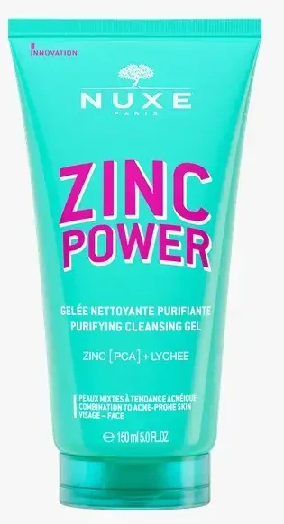 „Nuxe Zinc Power“ valomasis valomasis gelis, 150 ml