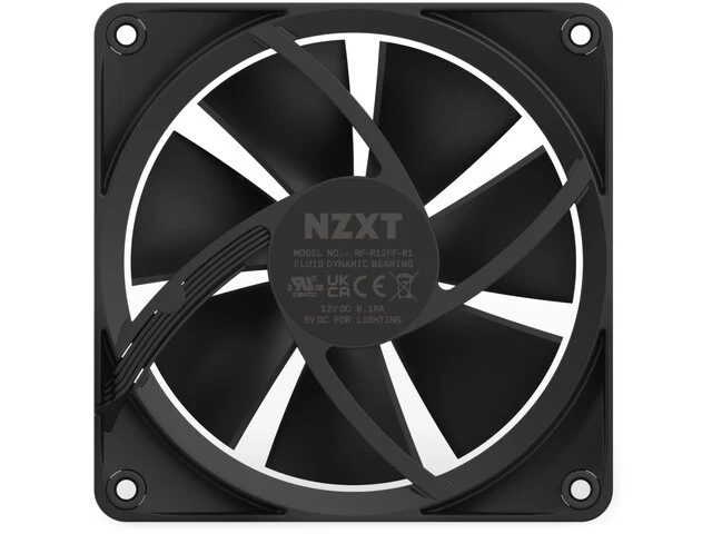 NZXT F120 RGB 120mm juoda